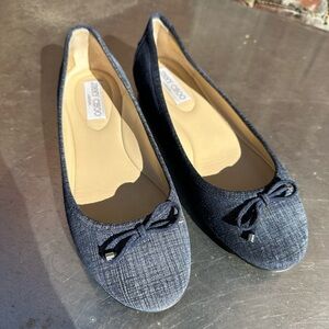 Jimmy Choo Walsh Denim Flat - size 38